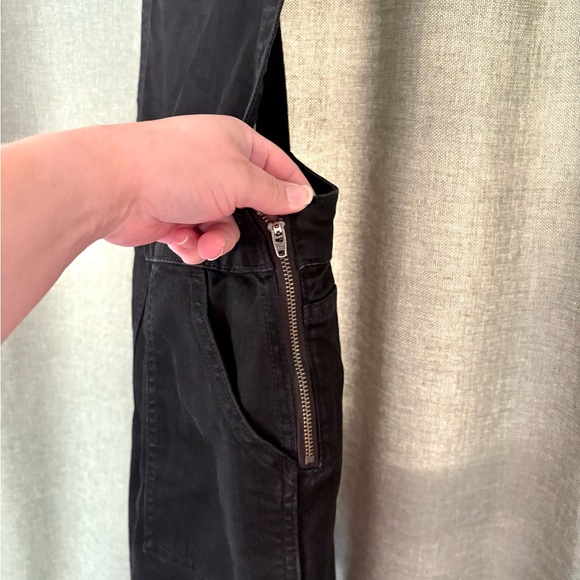 Madewell Crossback Black Overalls size M - Picture 7 of 9